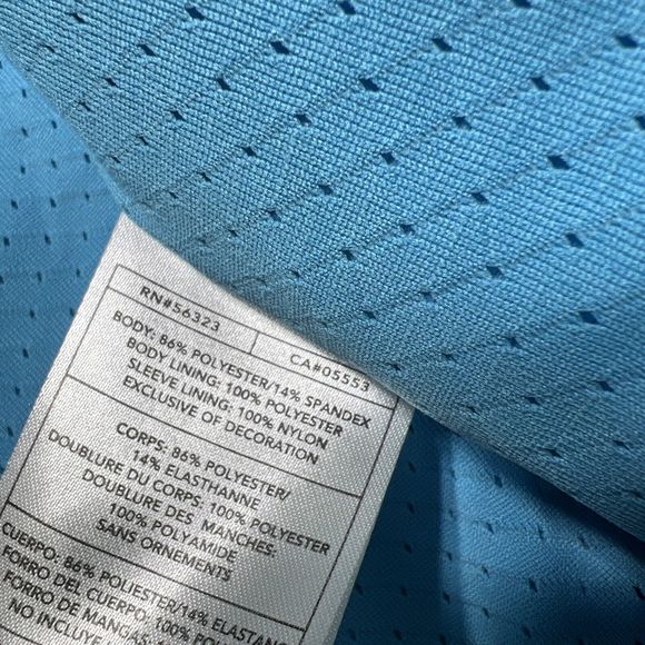 Vintage Nike Fit Dry Blue Track Full Zip Jacket Pockets Women’s Size: M - Picture 14 of 14